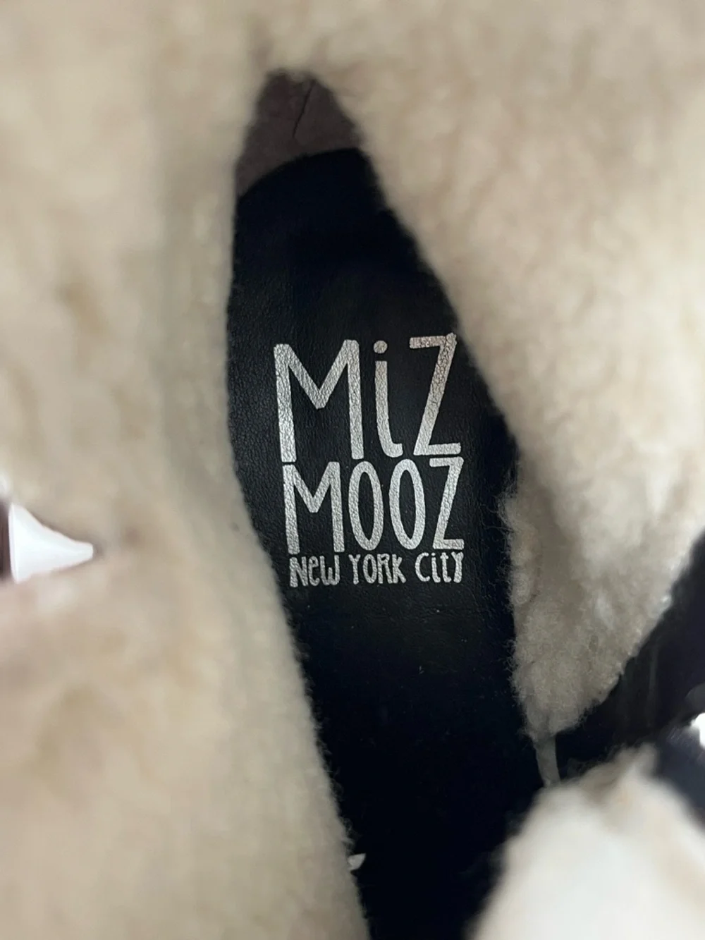 Miz Mooz Sabel Leather wool lined Ankle Boots Espresso 37 US7